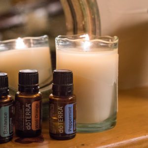 A peaceful room and aromatherapy at The Sanctuary wellness center.